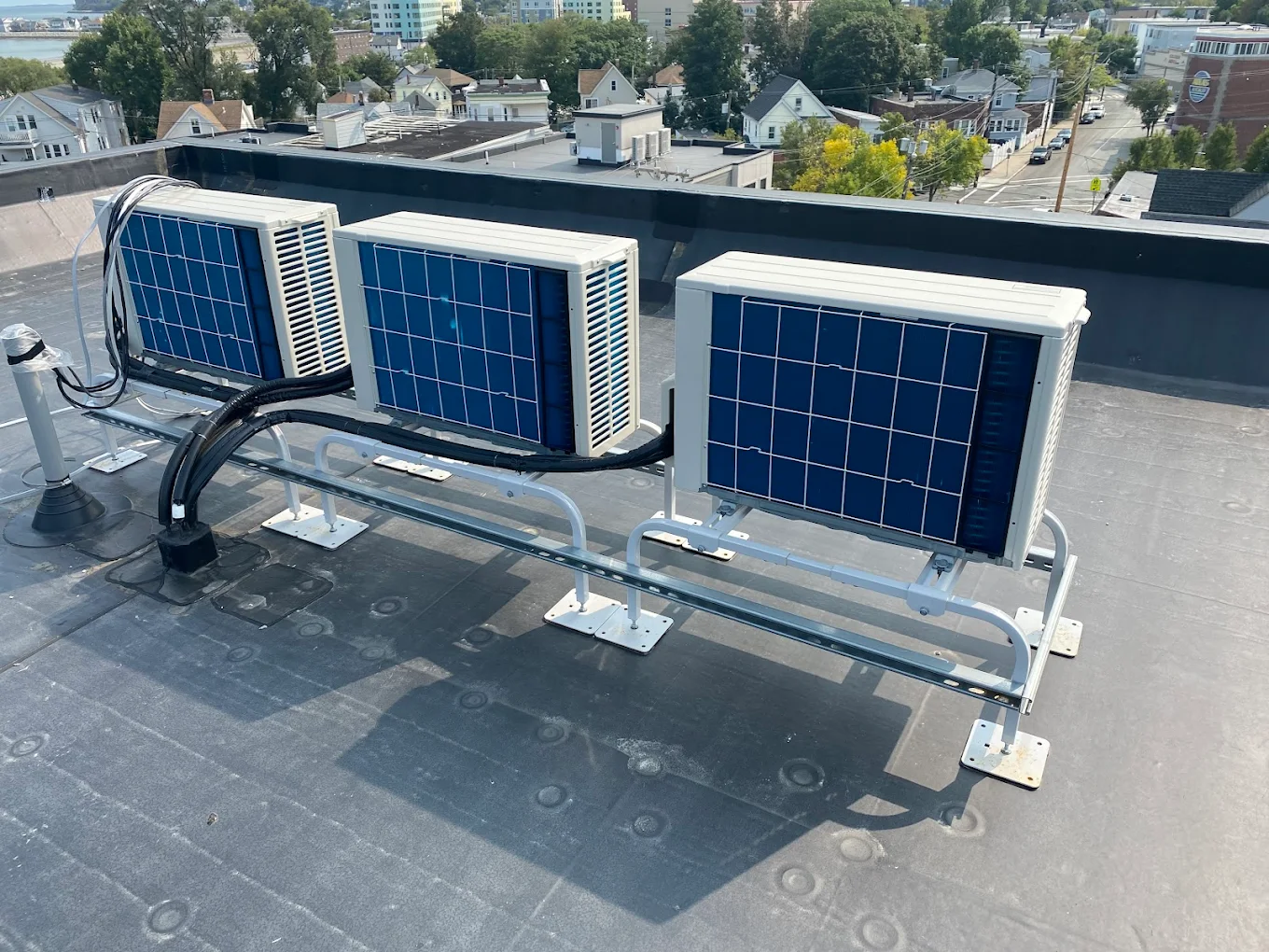 Commercial walk-in cooler installation